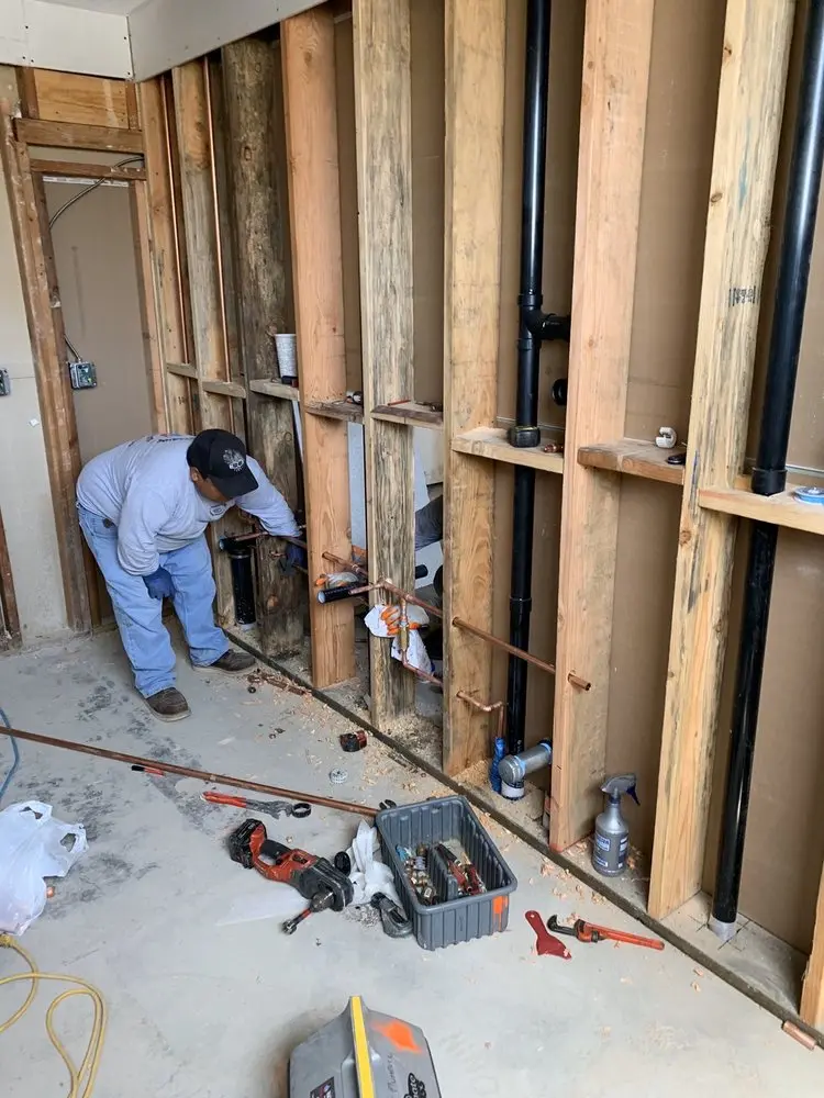 Commercial rough-in plumbing for Water Heater Replacement in North Columbia